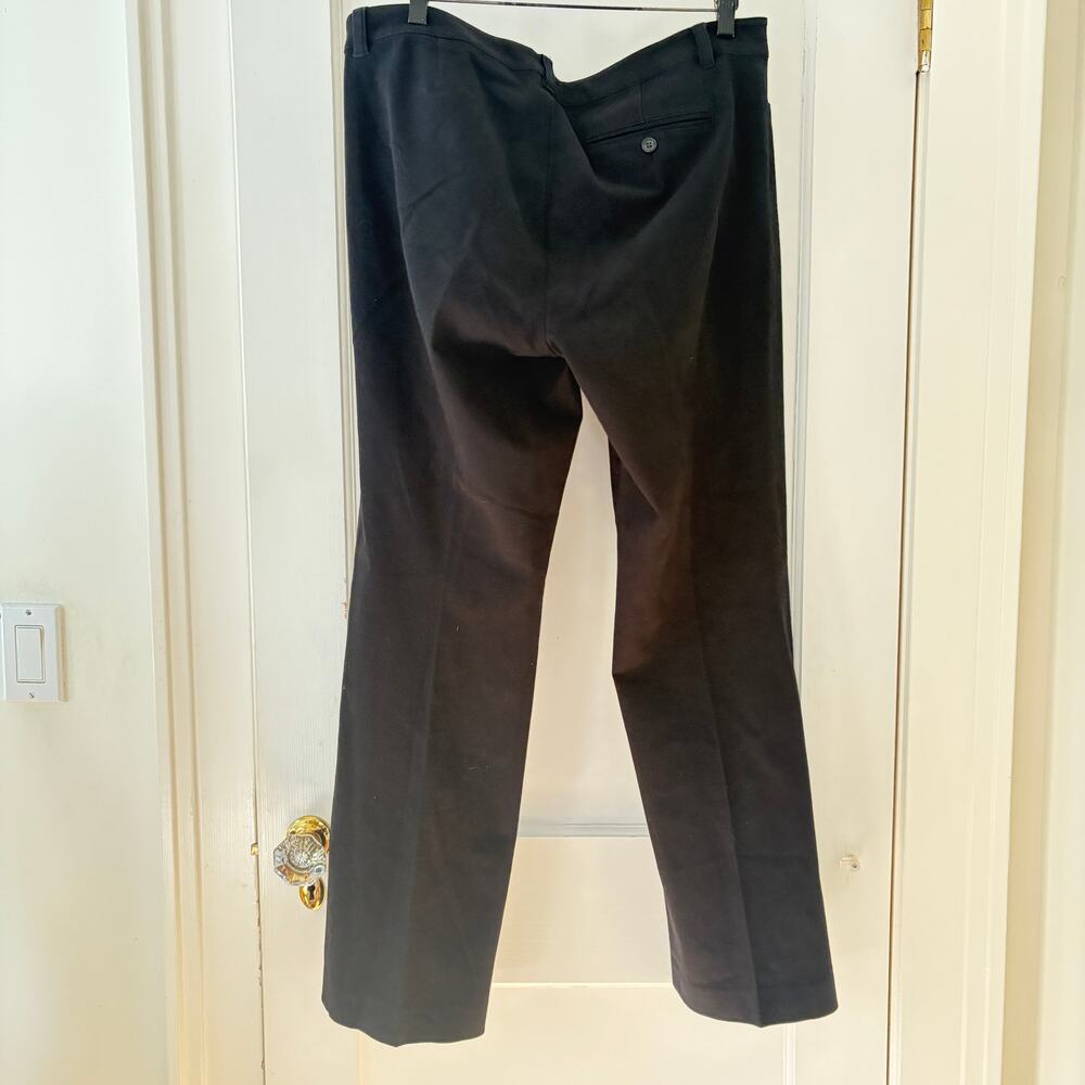 Lauren Ralph Lauren Adelle Black Straight Pants Size 12 - Picture 4 of 8